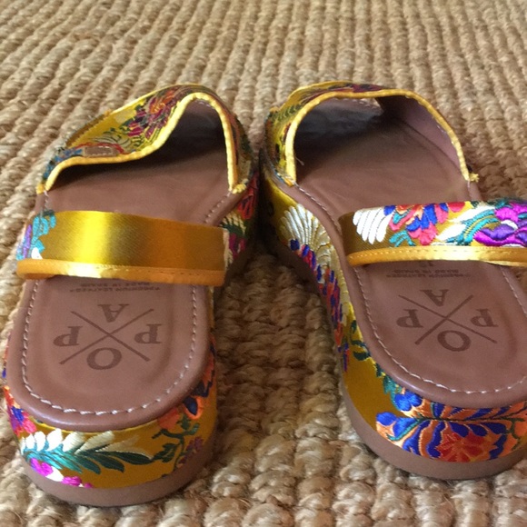 Polychrome Popa Platform Shoes Handmade in Spain - Picture 4 of 8